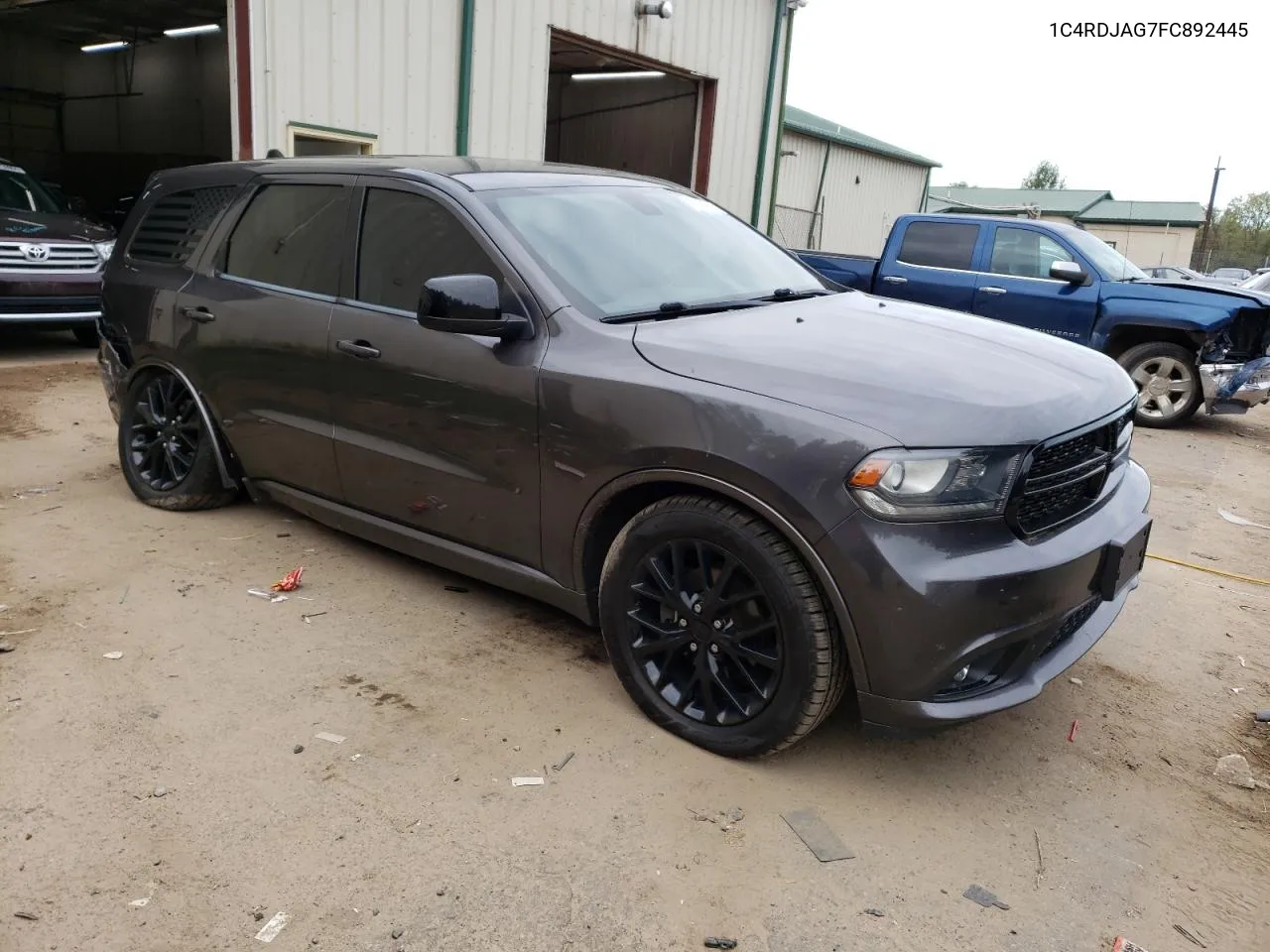 2015 Dodge Durango Sxt VIN: 1C4RDJAG7FC892445 Lot: 72755024