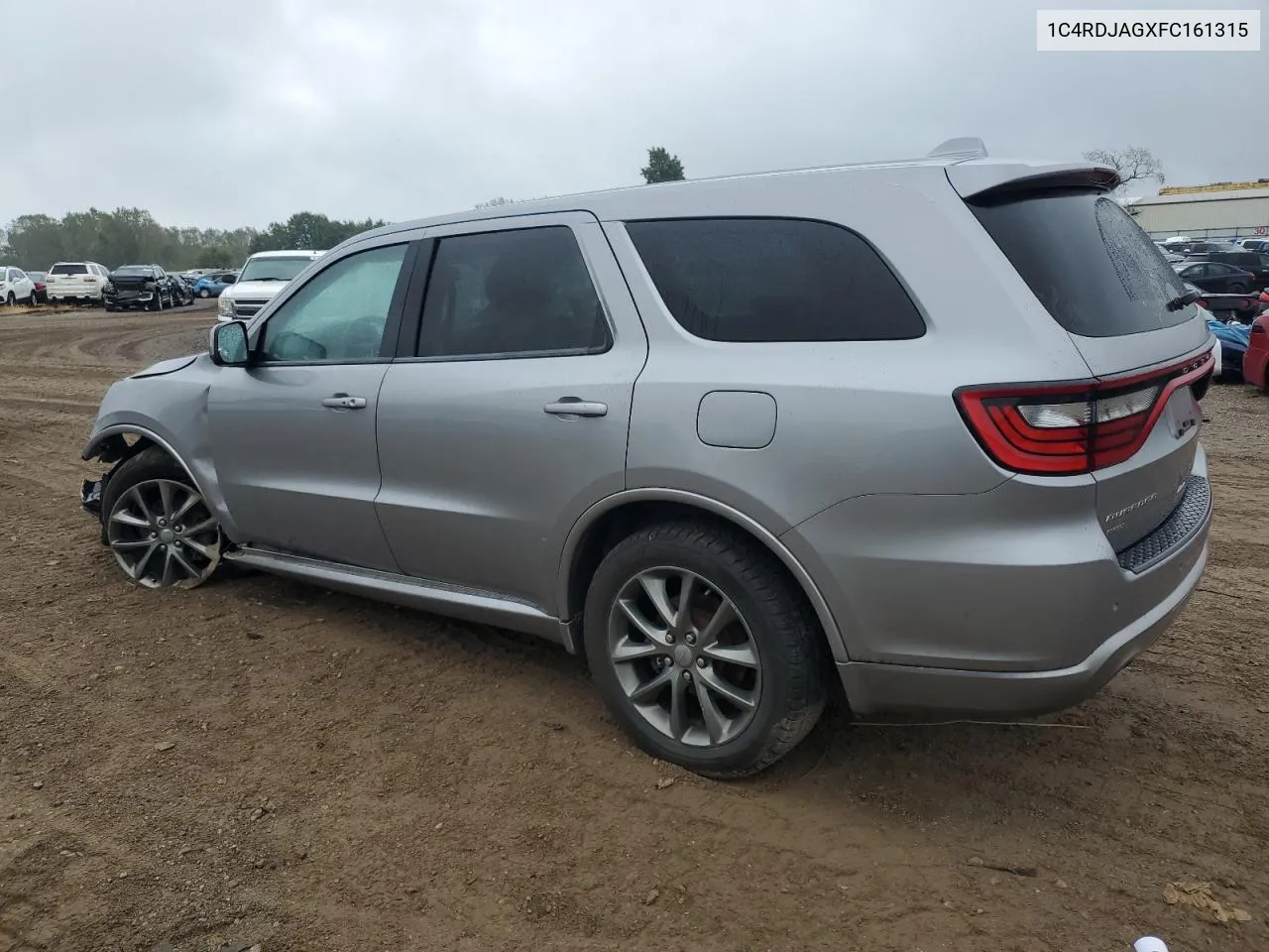 2015 Dodge Durango Sxt VIN: 1C4RDJAGXFC161315 Lot: 72917104