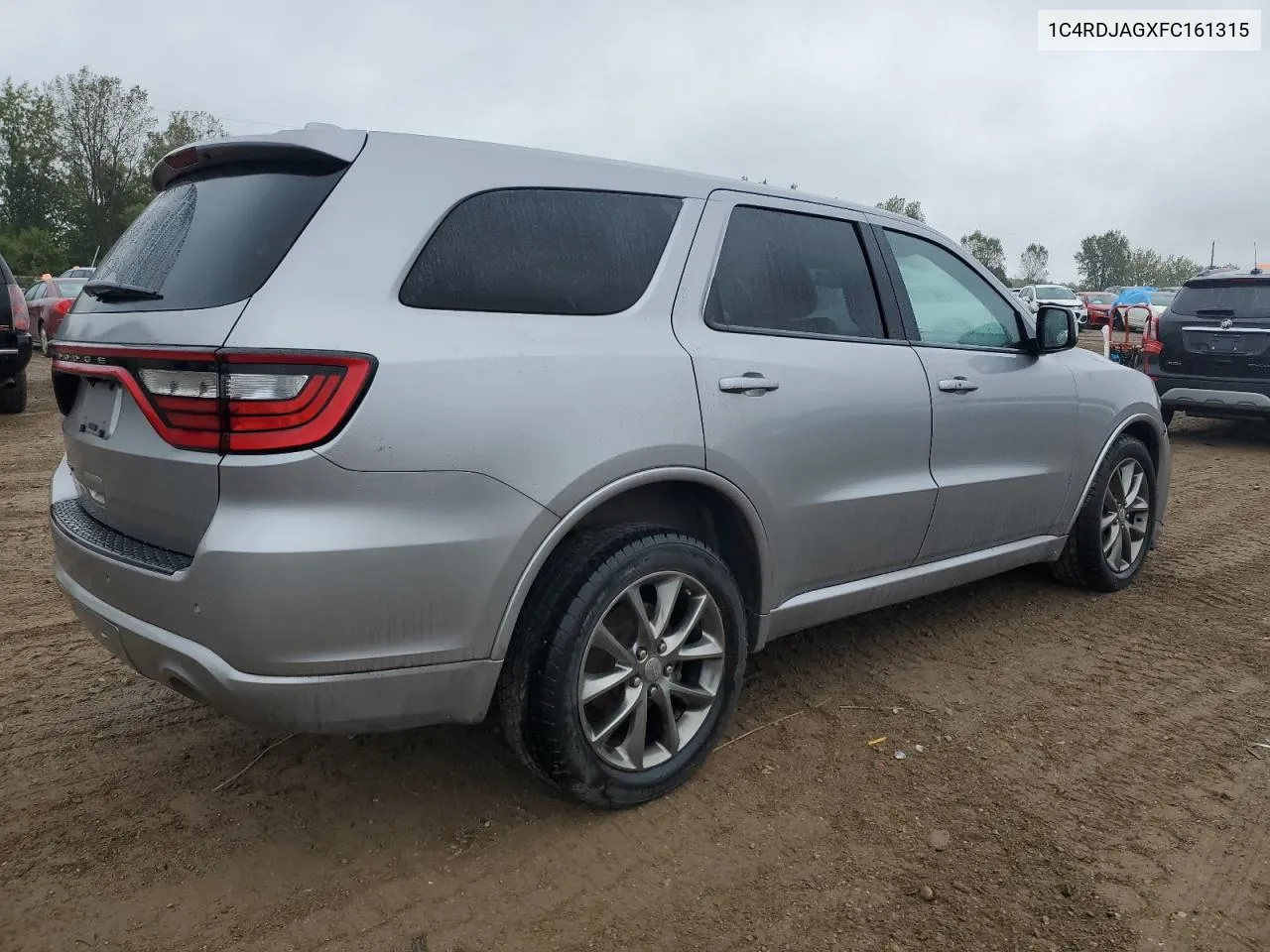 2015 Dodge Durango Sxt VIN: 1C4RDJAGXFC161315 Lot: 72917104