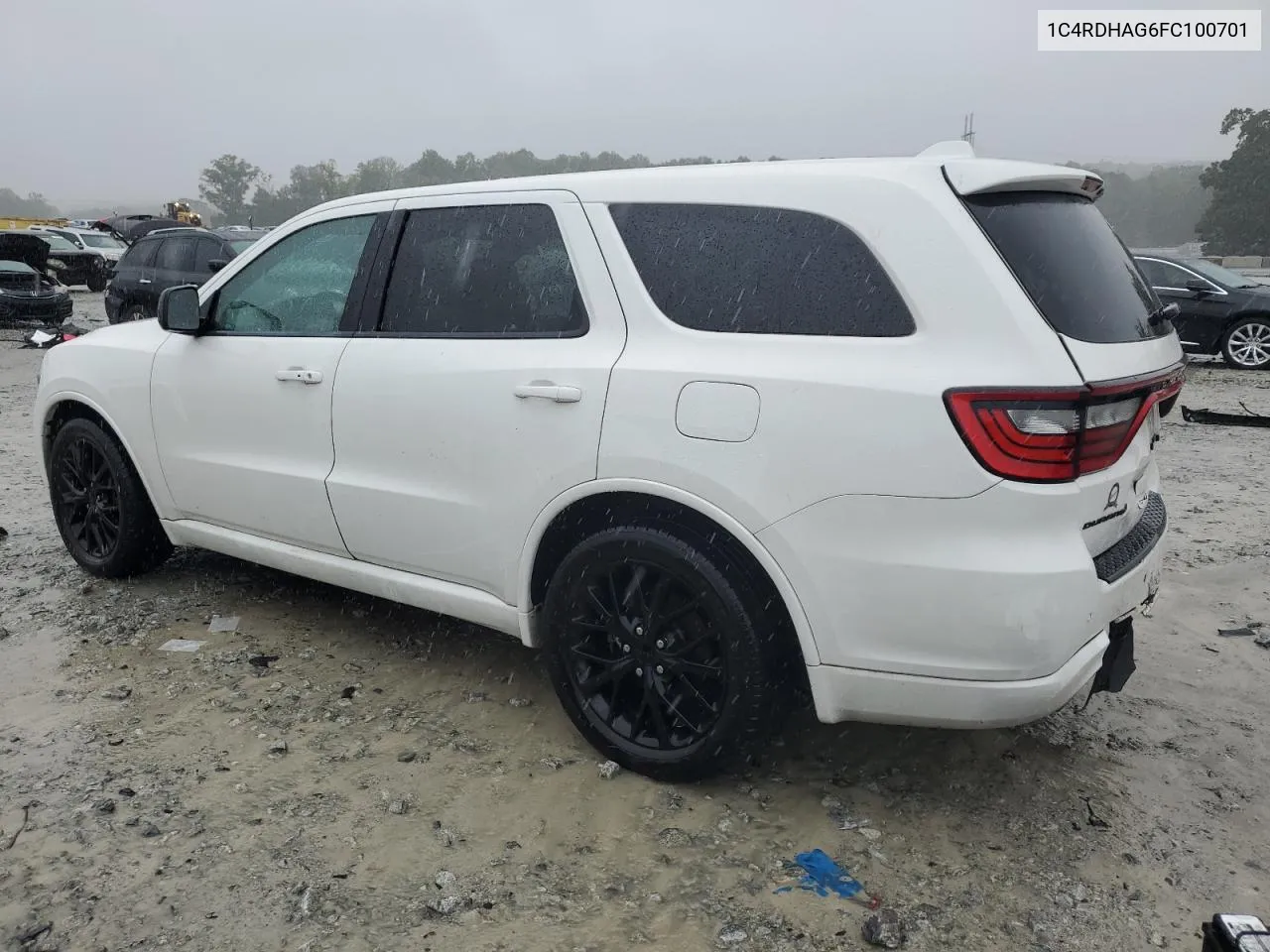 2015 Dodge Durango Sxt VIN: 1C4RDHAG6FC100701 Lot: 72945034