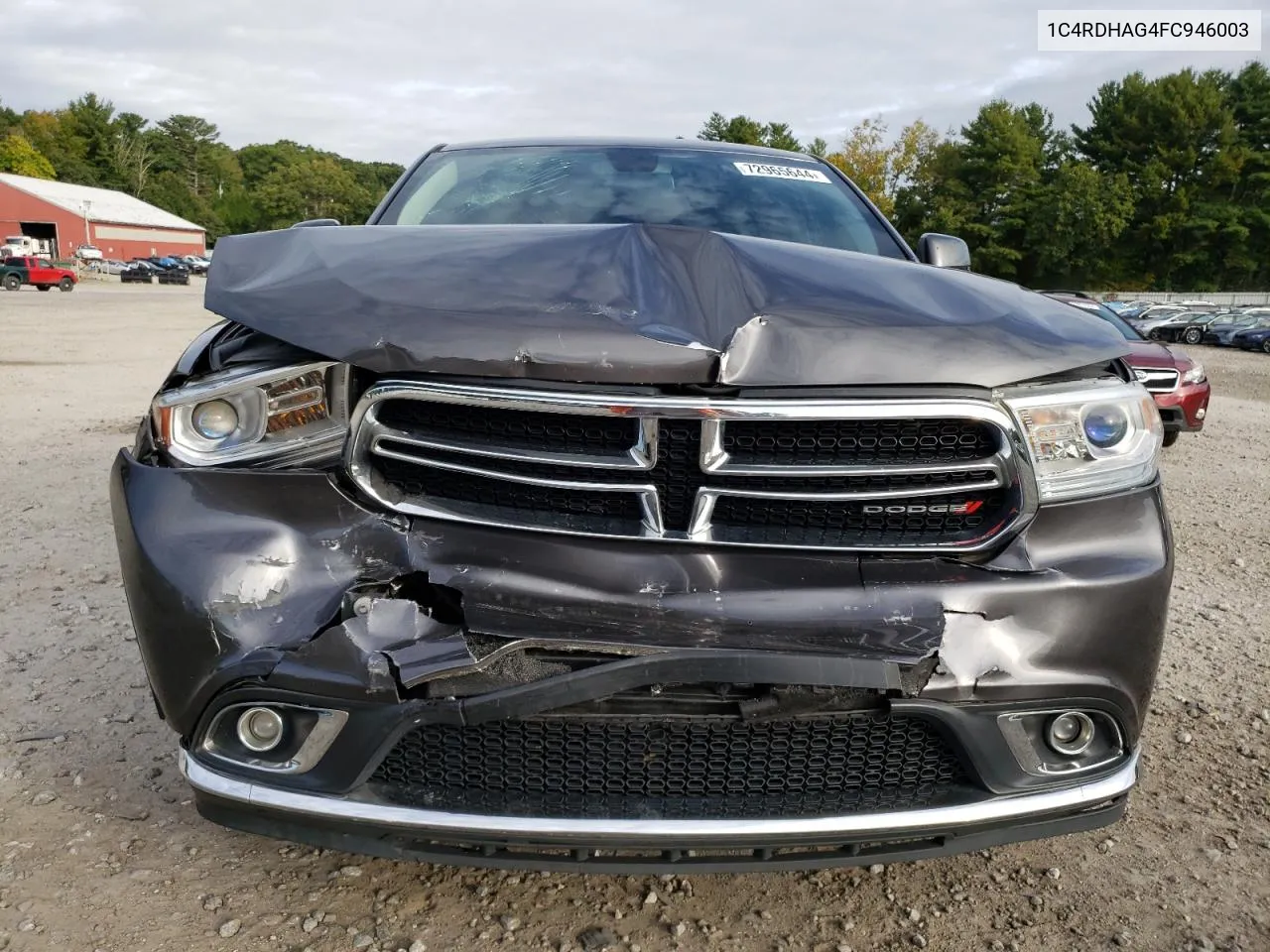 2015 Dodge Durango Sxt VIN: 1C4RDHAG4FC946003 Lot: 72965644