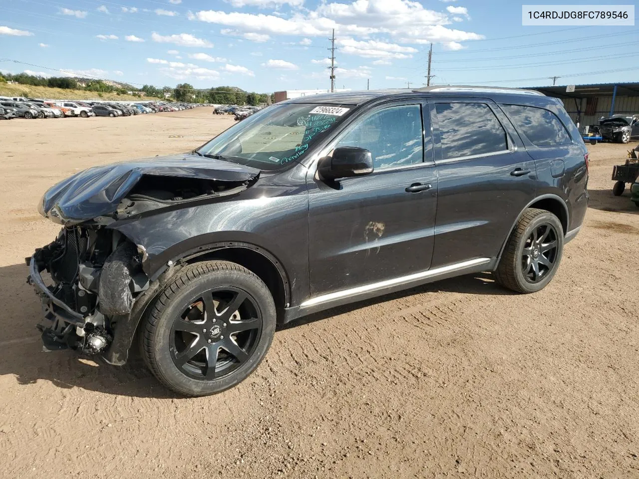 2015 Dodge Durango Limited VIN: 1C4RDJDG8FC789546 Lot: 72966324