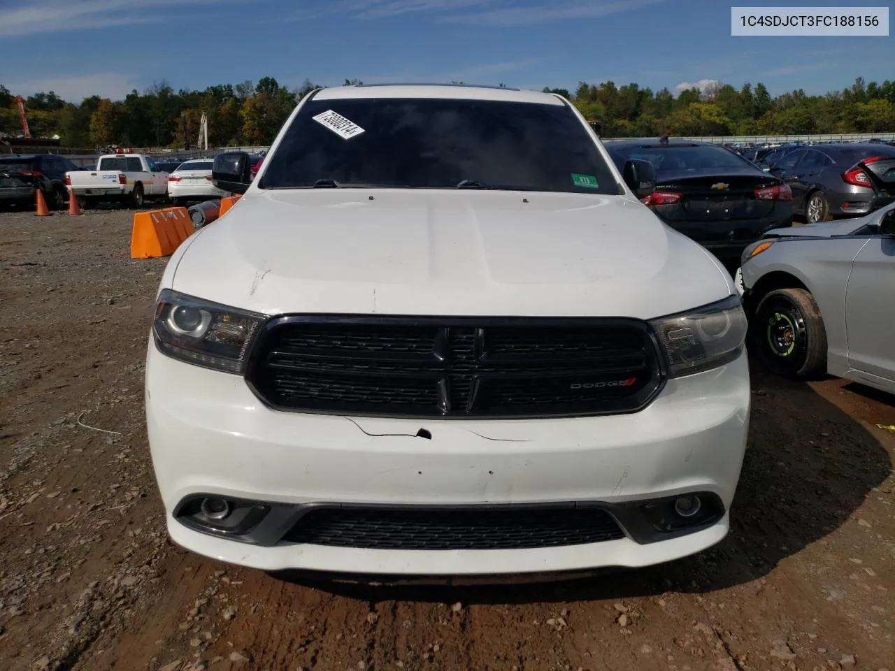 2015 Dodge Durango R/T VIN: 1C4SDJCT3FC188156 Lot: 73000314