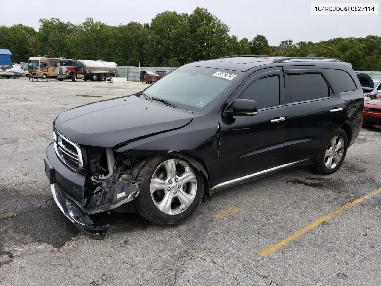 2015 Dodge Durango Limited VIN: 1C4RDJDG6FC827114 Lot: 73016234