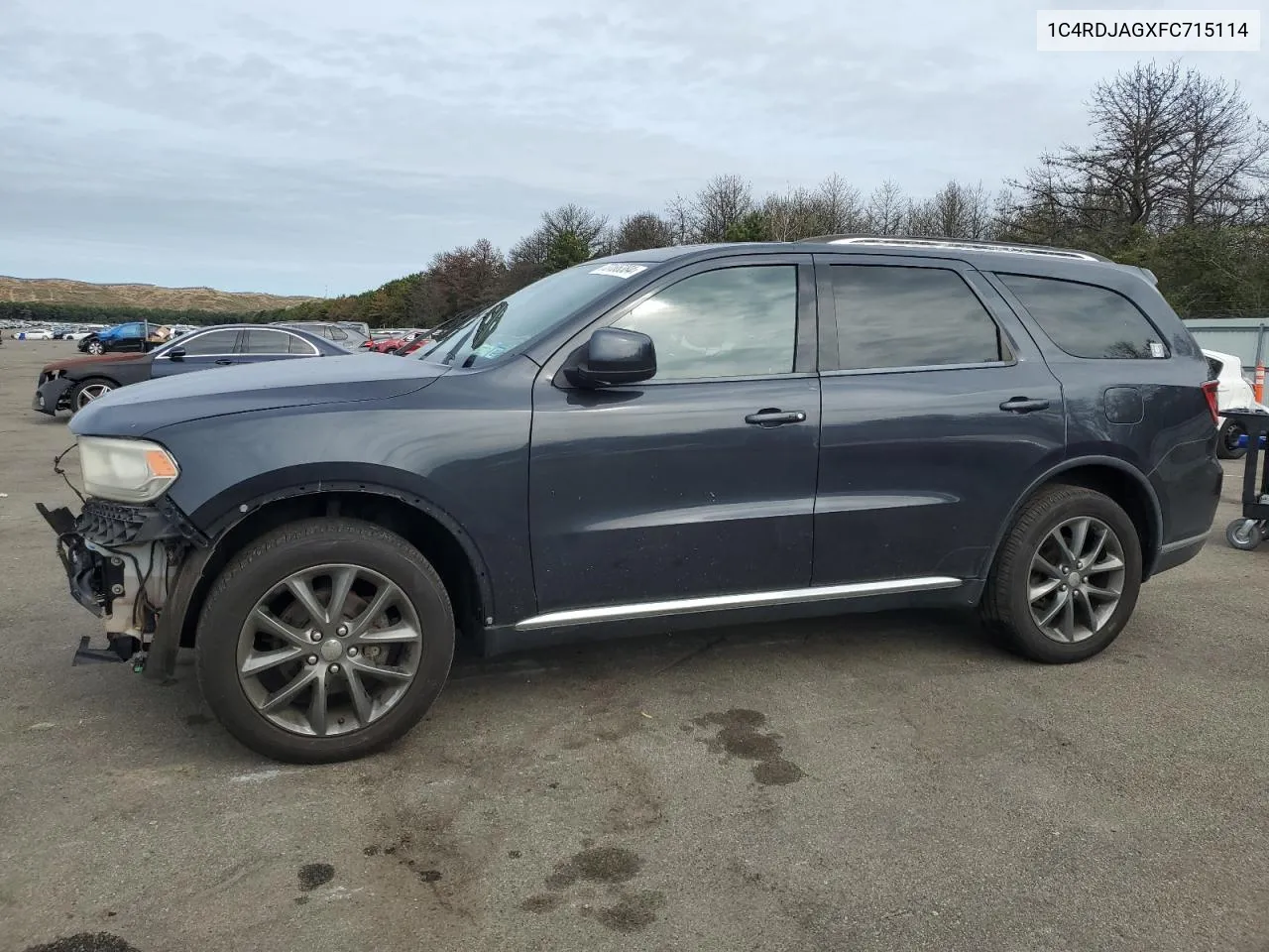 1C4RDJAGXFC715114 2015 Dodge Durango Sxt