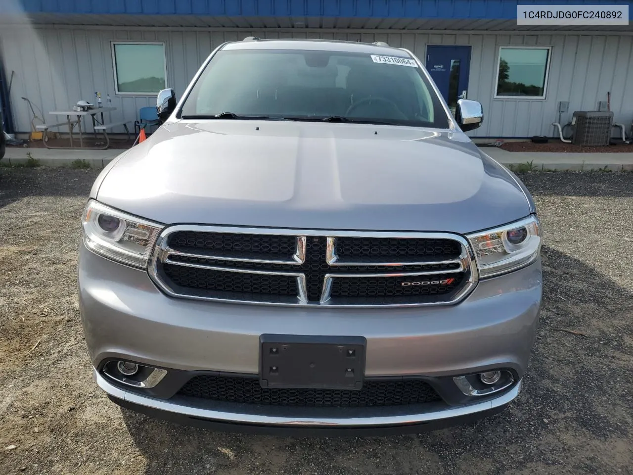 2015 Dodge Durango Limited VIN: 1C4RDJDG0FC240892 Lot: 73310064