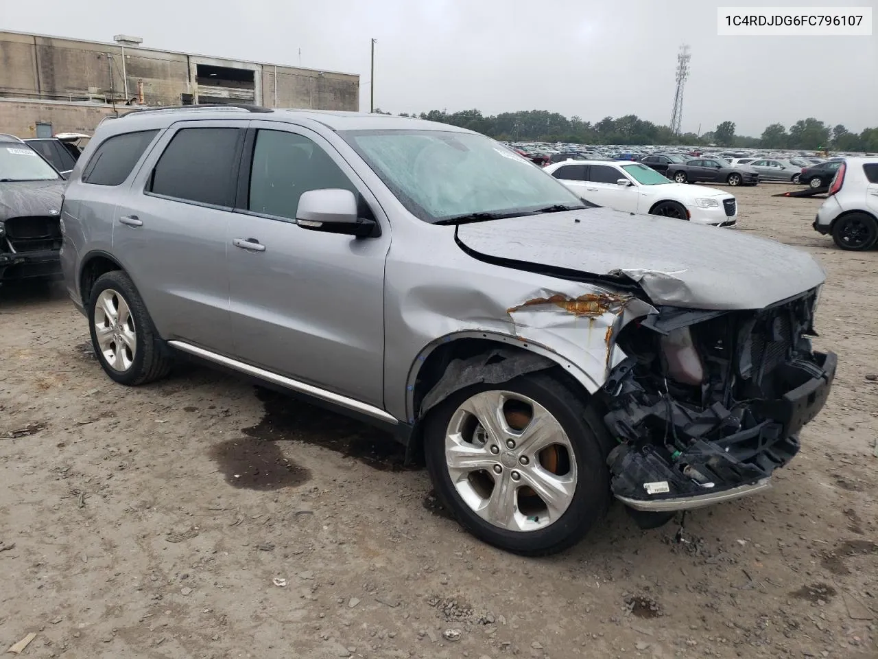 2015 Dodge Durango Limited VIN: 1C4RDJDG6FC796107 Lot: 73745224