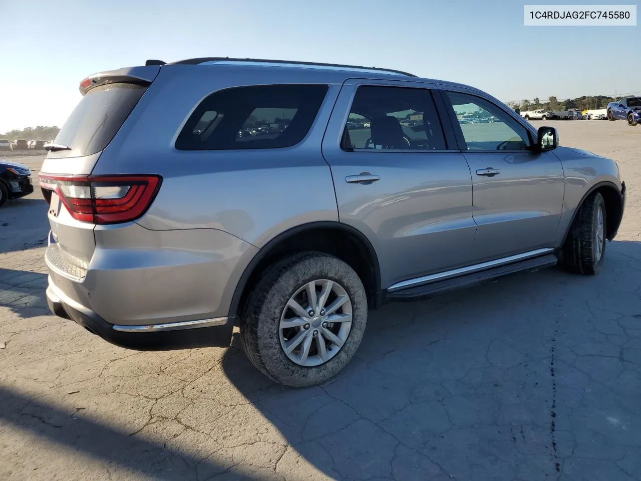 2015 Dodge Durango Sxt VIN: 1C4RDJAG2FC745580 Lot: 74205394