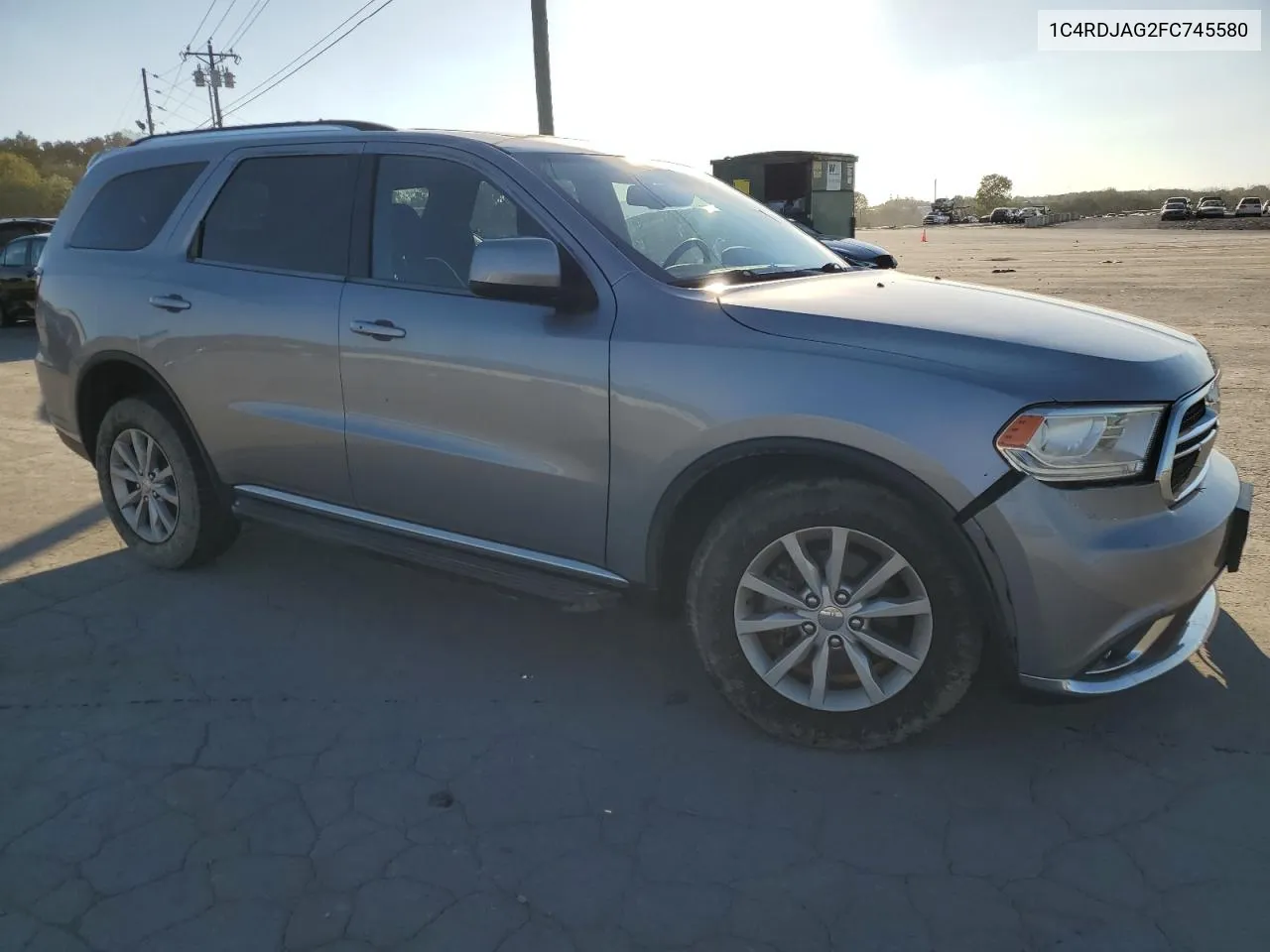 2015 Dodge Durango Sxt VIN: 1C4RDJAG2FC745580 Lot: 74205394