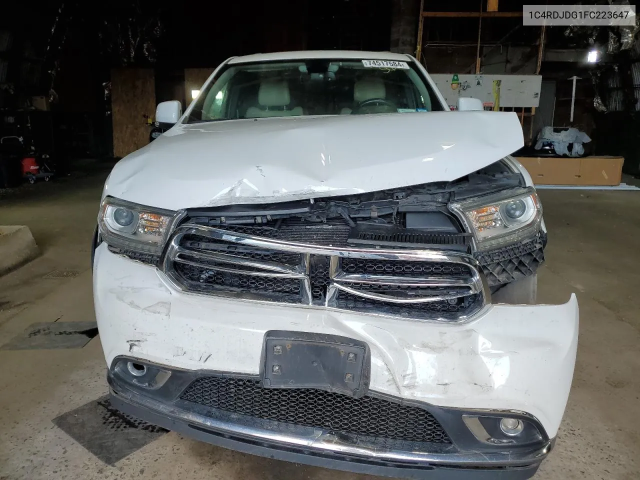 2015 Dodge Durango Limited VIN: 1C4RDJDG1FC223647 Lot: 74517584