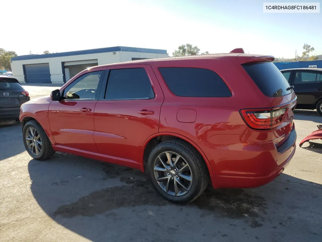 2015 Dodge Durango Sxt VIN: 1C4RDHAG8FC186481 Lot: 74623374