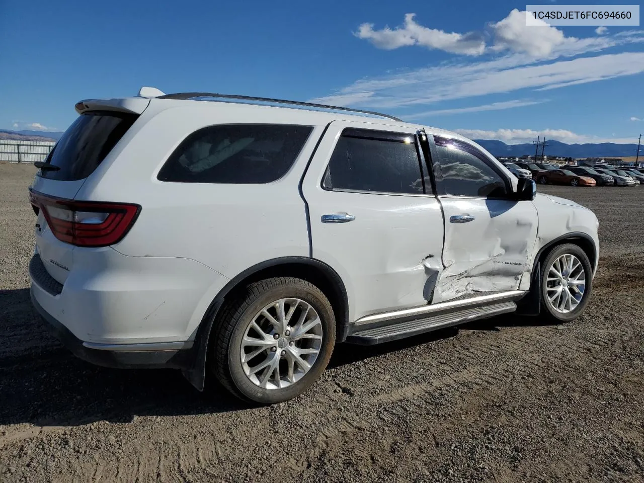 2015 Dodge Durango Citadel VIN: 1C4SDJET6FC694660 Lot: 74629714