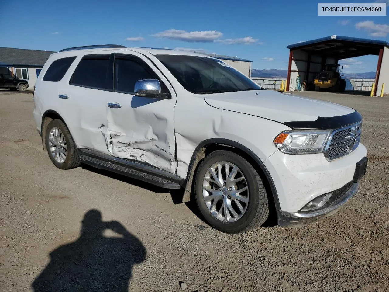 2015 Dodge Durango Citadel VIN: 1C4SDJET6FC694660 Lot: 74629714