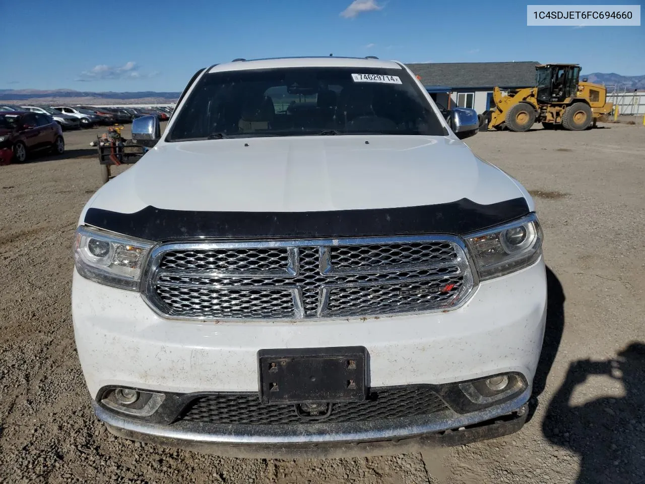 2015 Dodge Durango Citadel VIN: 1C4SDJET6FC694660 Lot: 74629714