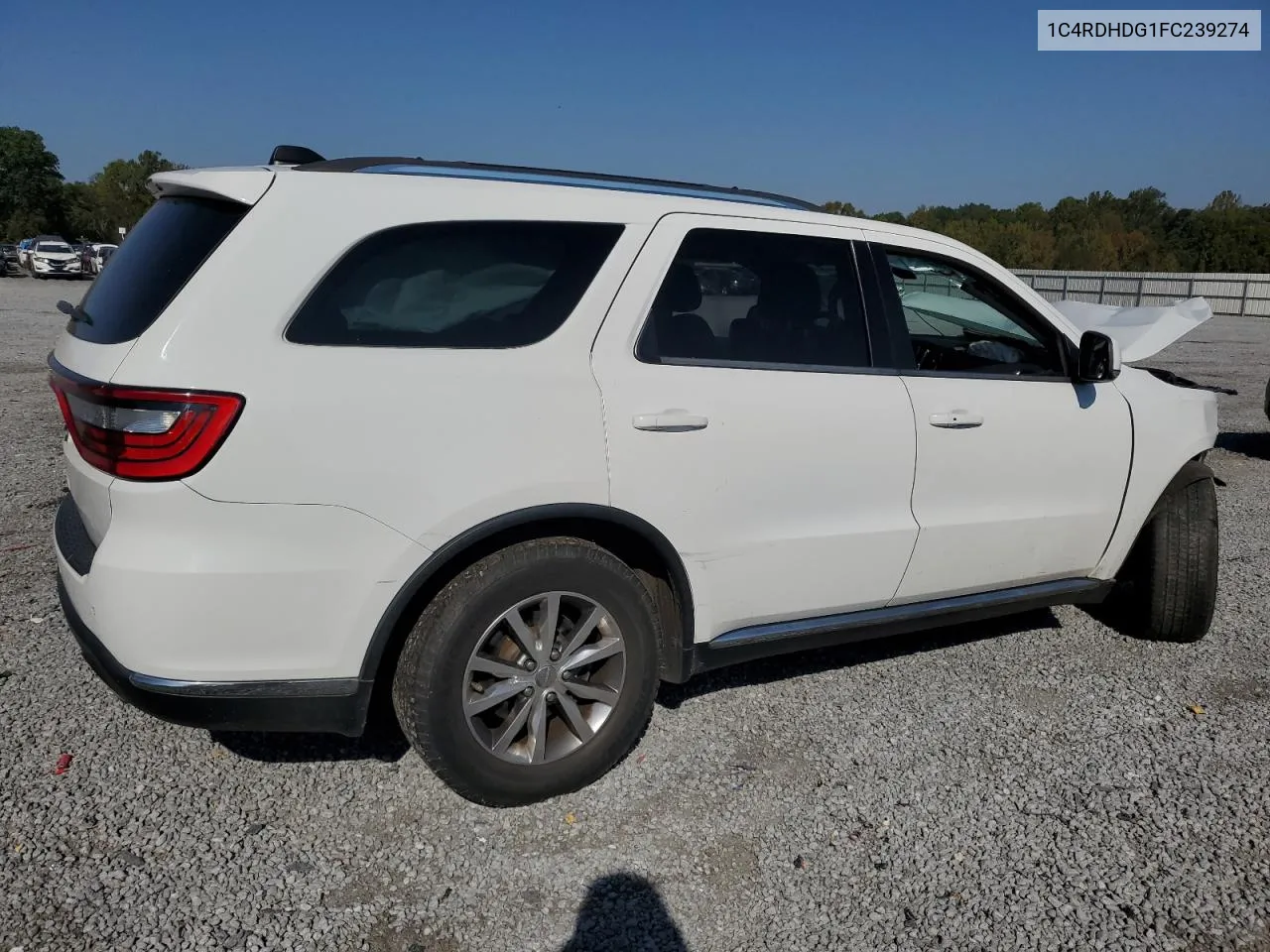 2015 Dodge Durango Limited VIN: 1C4RDHDG1FC239274 Lot: 74730644