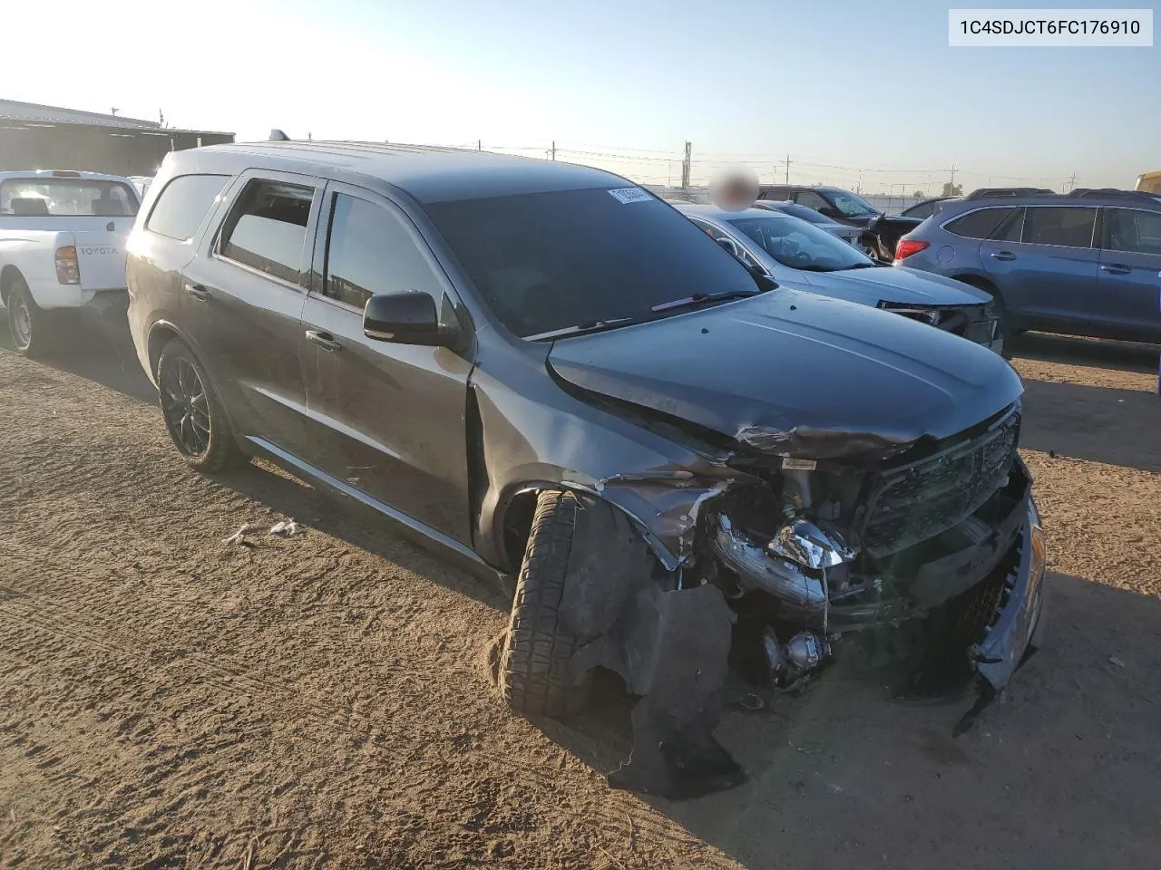 2015 Dodge Durango R/T VIN: 1C4SDJCT6FC176910 Lot: 74943464