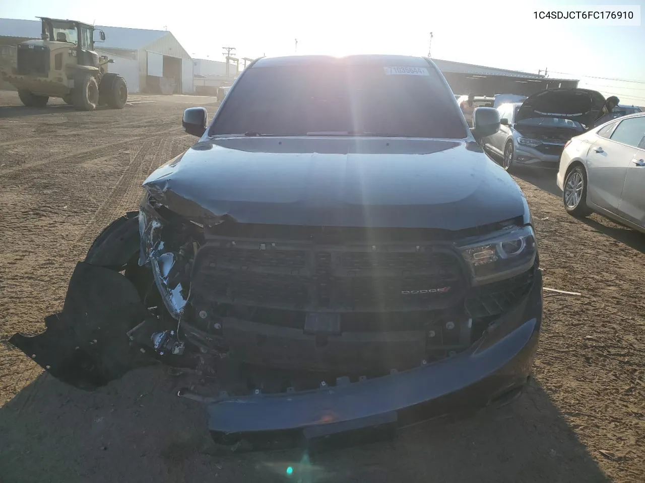 2015 Dodge Durango R/T VIN: 1C4SDJCT6FC176910 Lot: 74943464