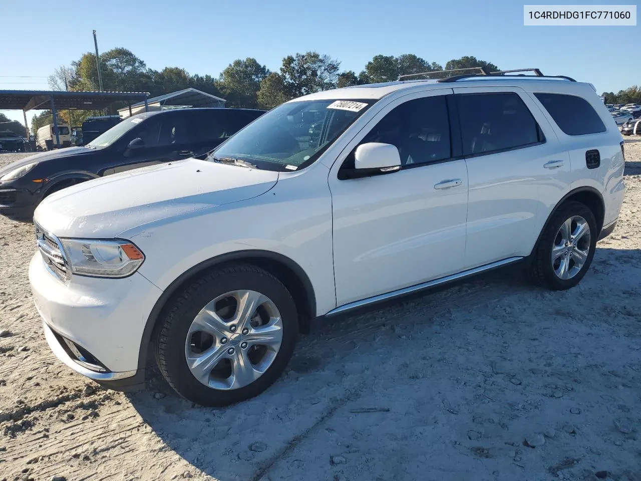 2015 Dodge Durango Limited VIN: 1C4RDHDG1FC771060 Lot: 75007214