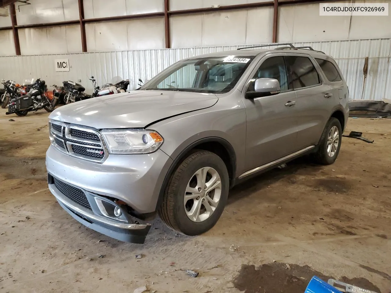 1C4RDJDGXFC926969 2015 Dodge Durango Limited