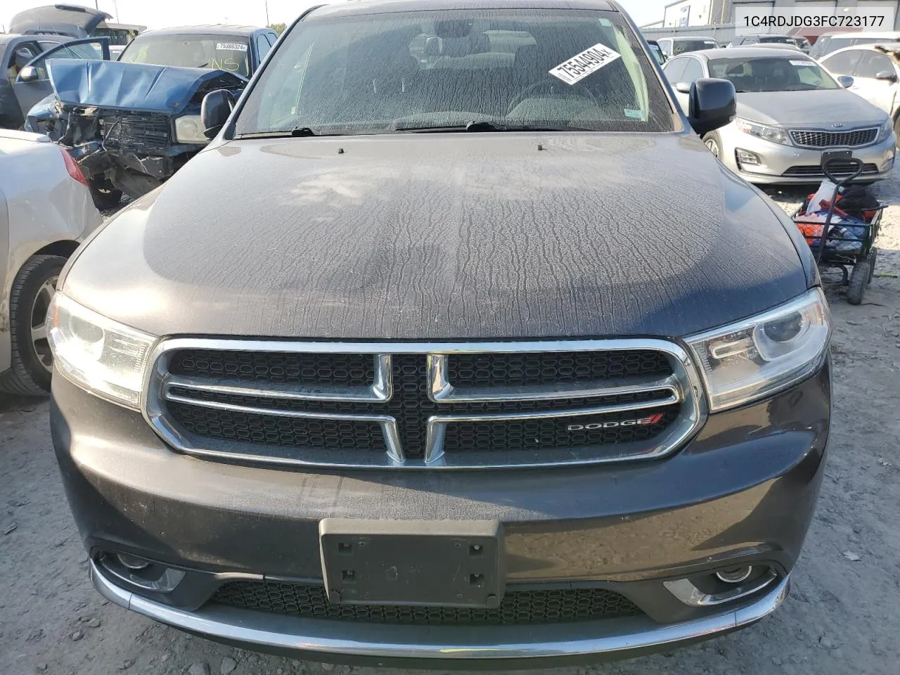 2015 Dodge Durango Limited VIN: 1C4RDJDG3FC723177 Lot: 75544904