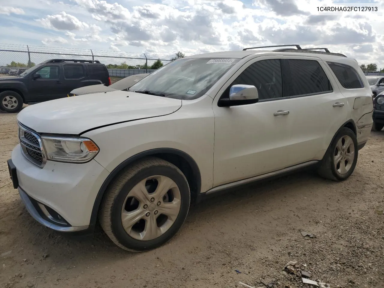 2015 Dodge Durango Sxt VIN: 1C4RDHAG2FC127913 Lot: 75665664