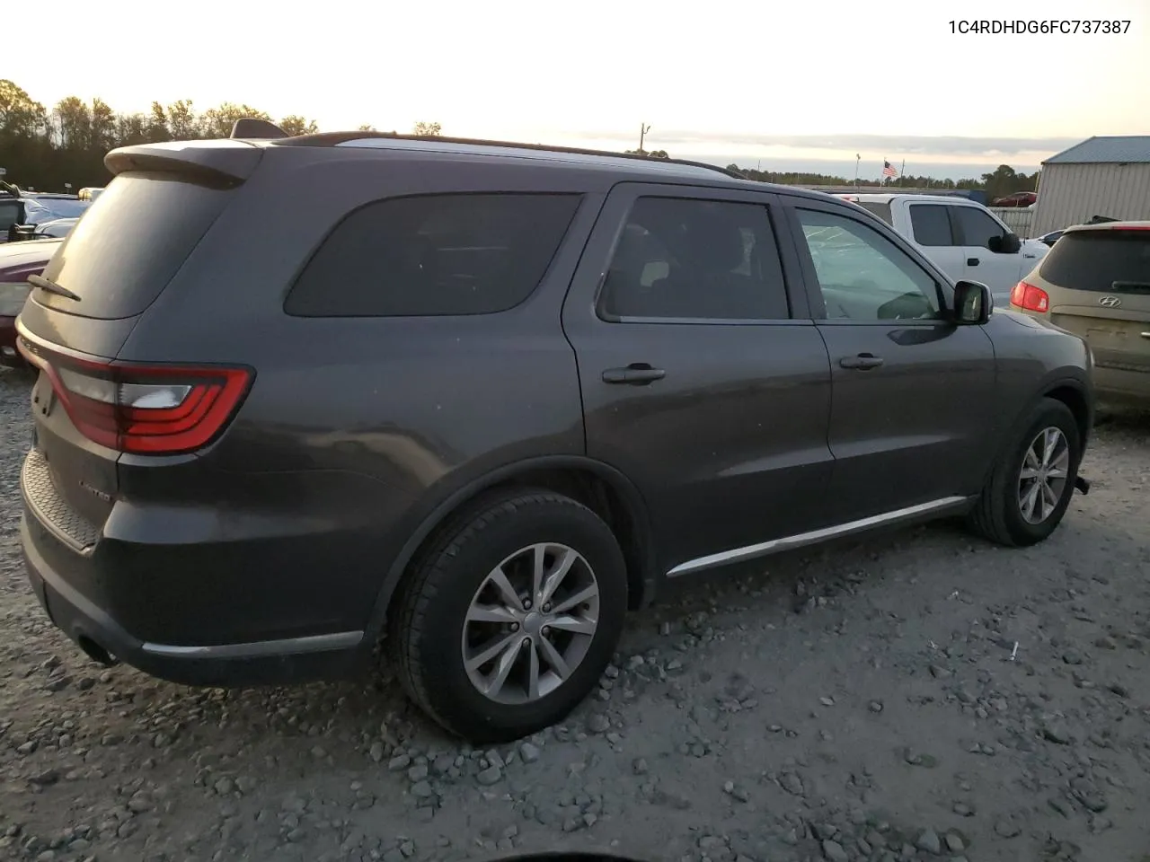 2015 Dodge Durango Limited VIN: 1C4RDHDG6FC737387 Lot: 75802624