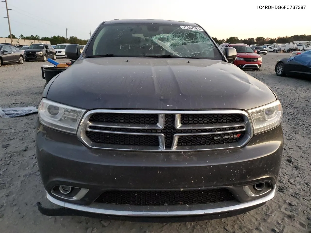 2015 Dodge Durango Limited VIN: 1C4RDHDG6FC737387 Lot: 75802624