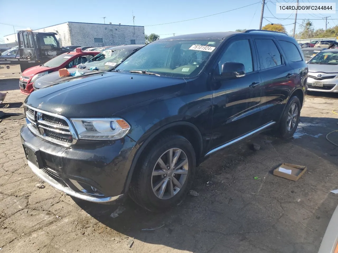 2015 Dodge Durango Limited VIN: 1C4RDJDG9FC244844 Lot: 76101924