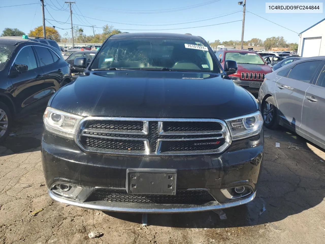 2015 Dodge Durango Limited VIN: 1C4RDJDG9FC244844 Lot: 76101924