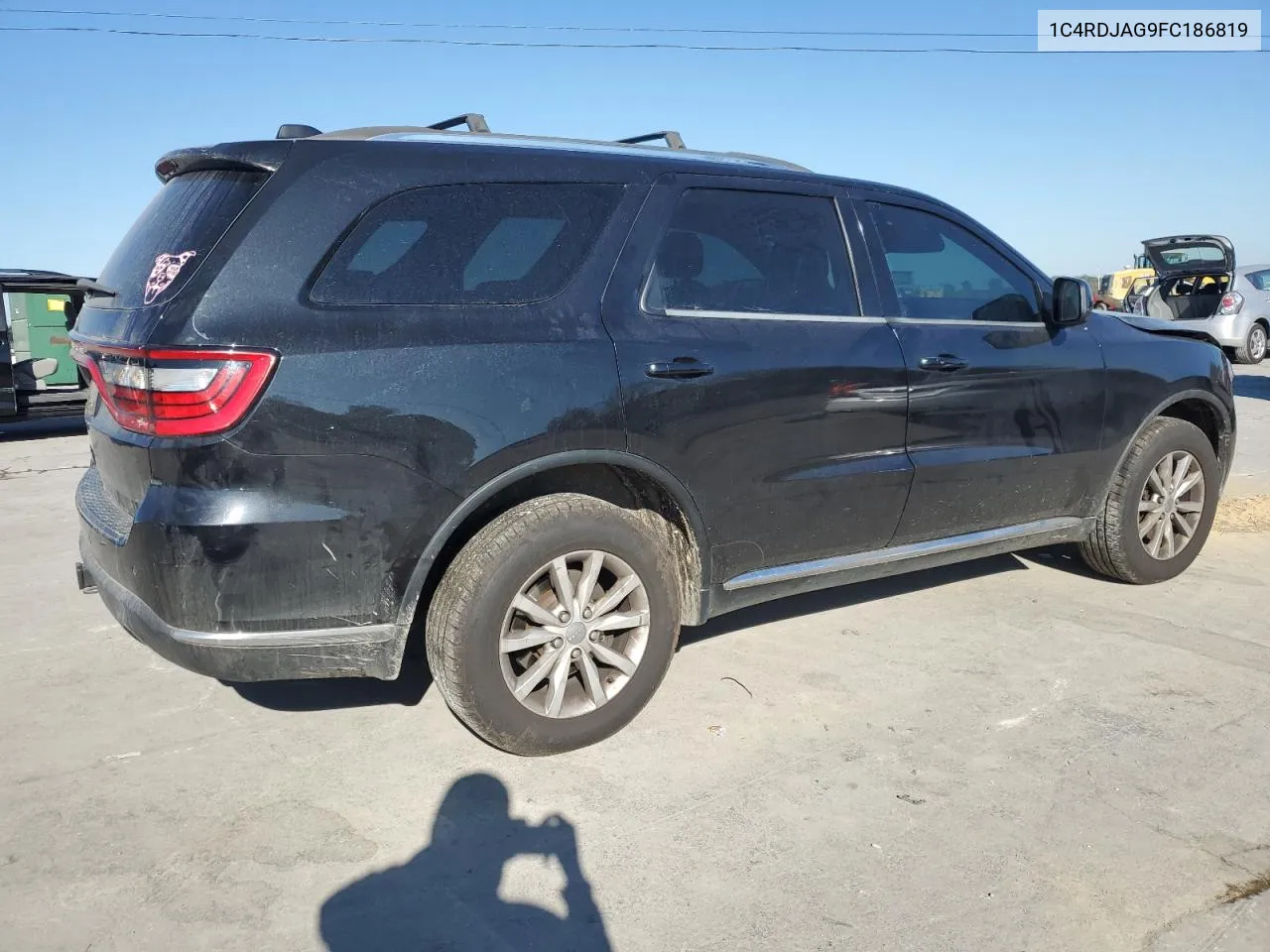 1C4RDJAG9FC186819 2015 Dodge Durango Sxt