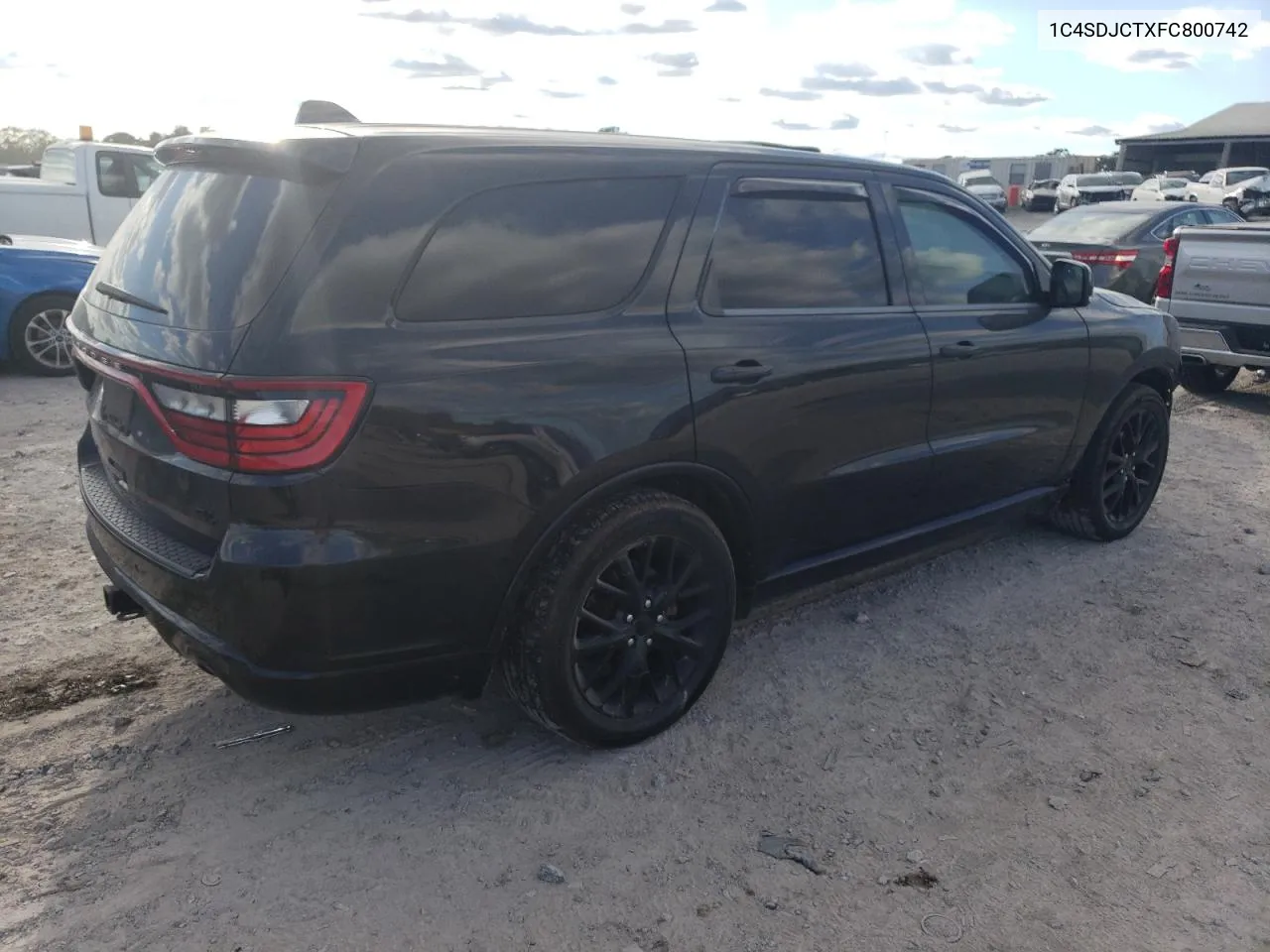 2015 Dodge Durango R/T VIN: 1C4SDJCTXFC800742 Lot: 76260144