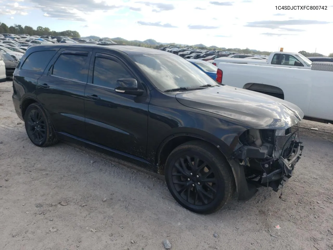 2015 Dodge Durango R/T VIN: 1C4SDJCTXFC800742 Lot: 76260144