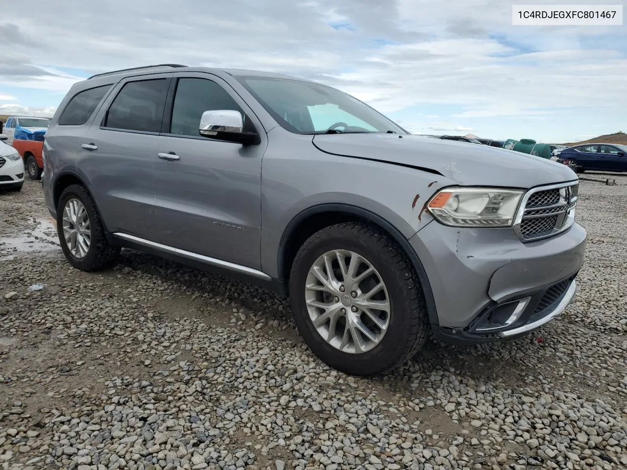 1C4RDJEGXFC801467 2015 Dodge Durango Citadel