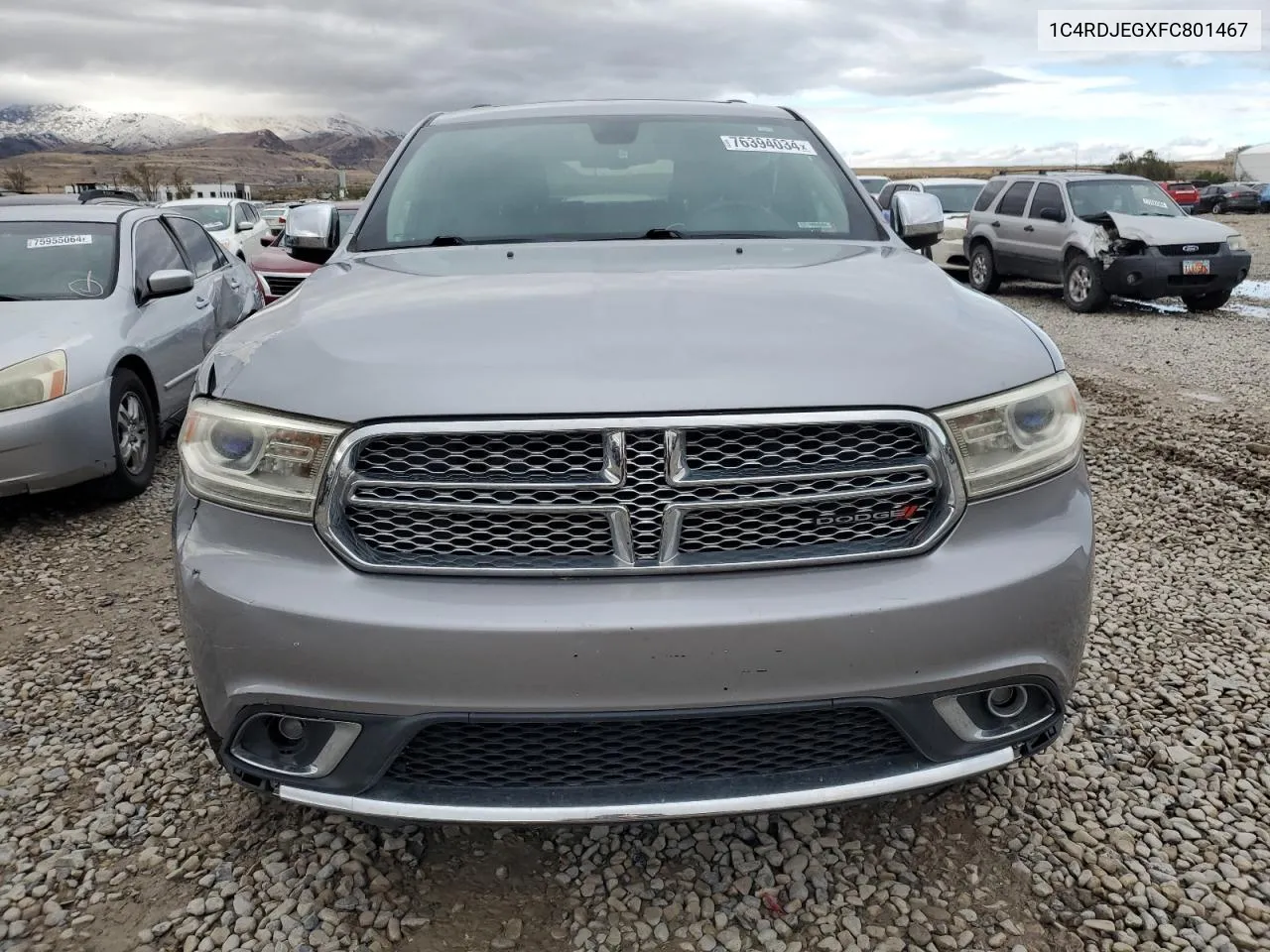 1C4RDJEGXFC801467 2015 Dodge Durango Citadel