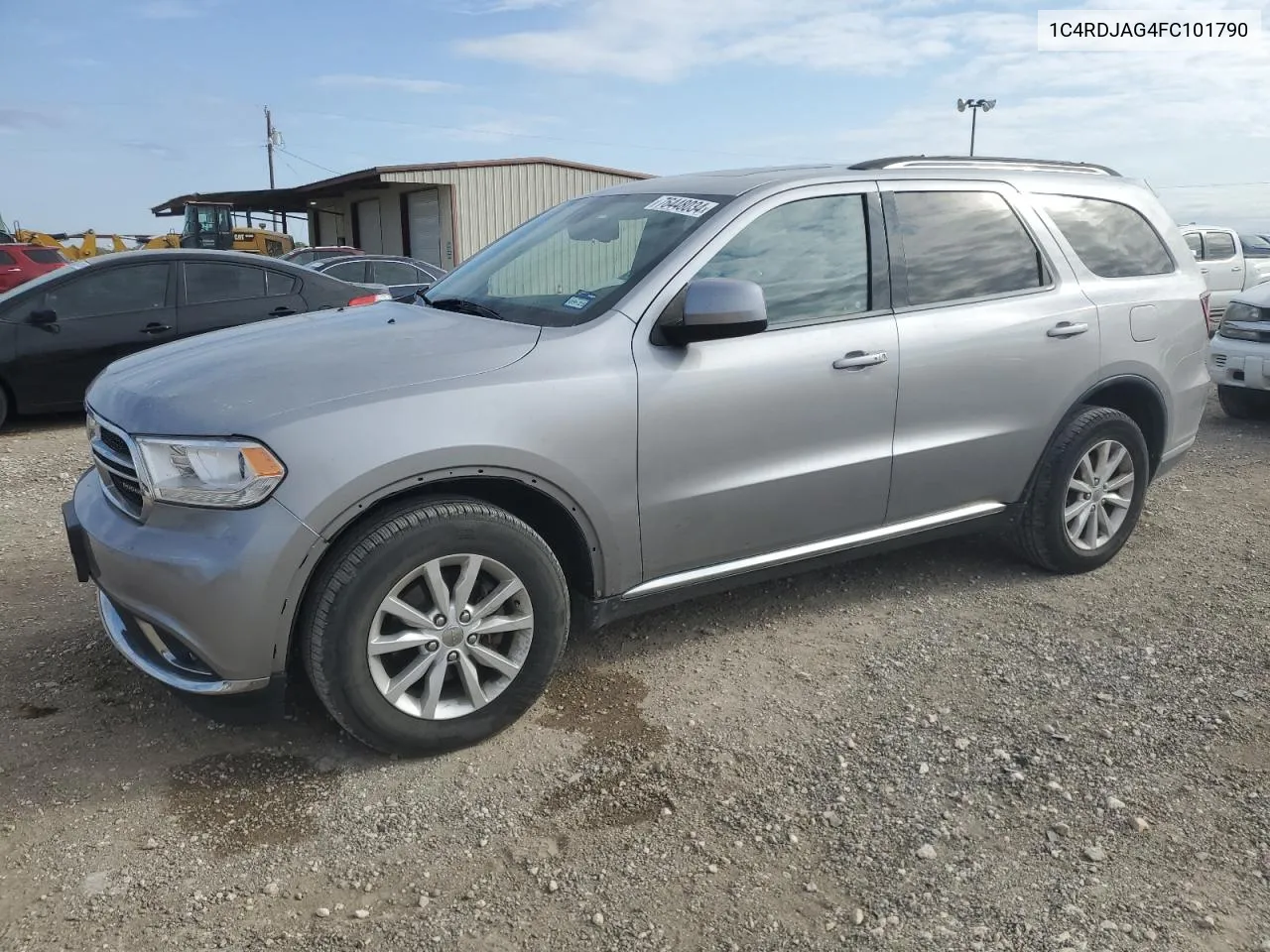 2015 Dodge Durango Sxt VIN: 1C4RDJAG4FC101790 Lot: 76448034