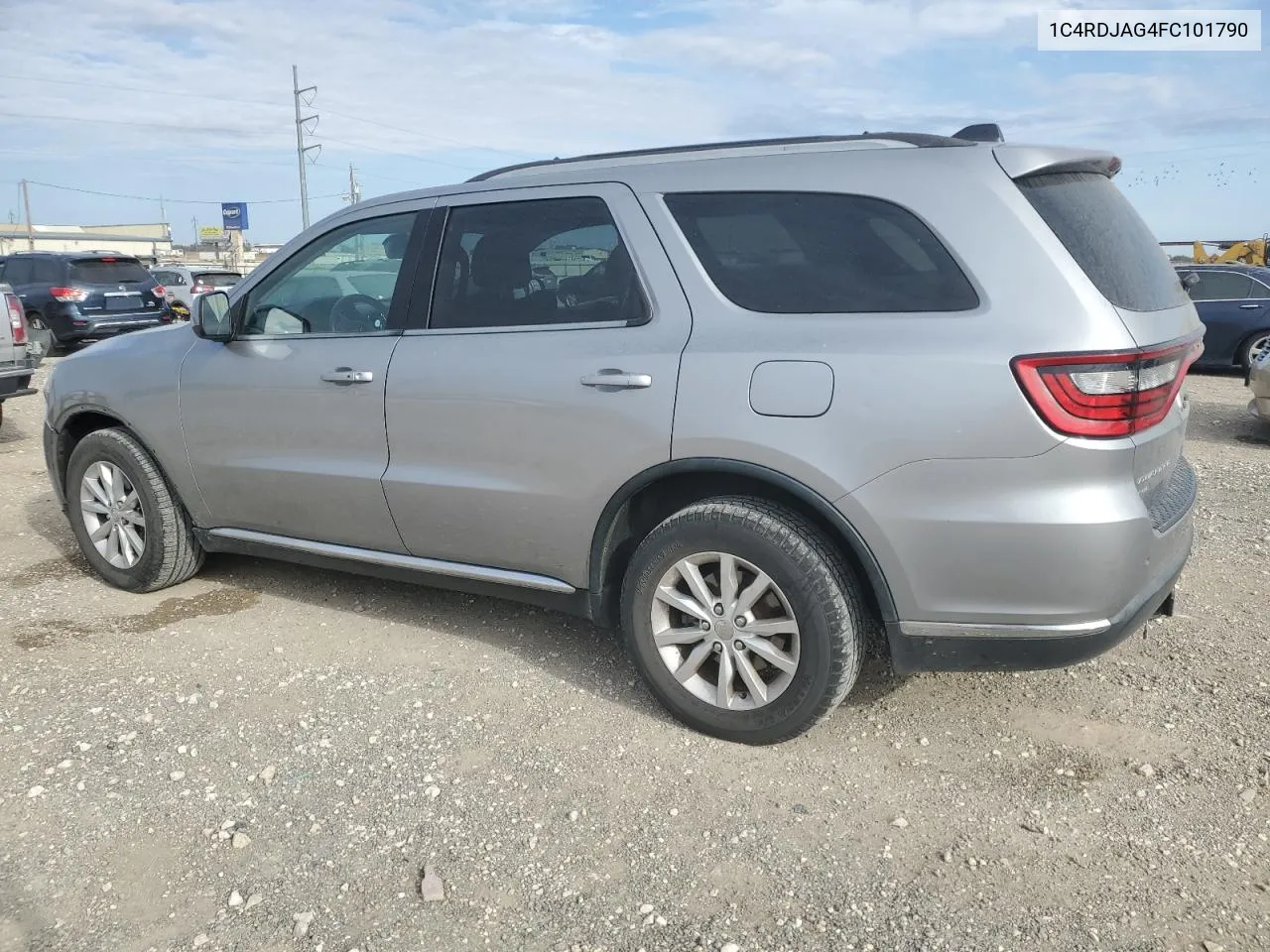 2015 Dodge Durango Sxt VIN: 1C4RDJAG4FC101790 Lot: 76448034