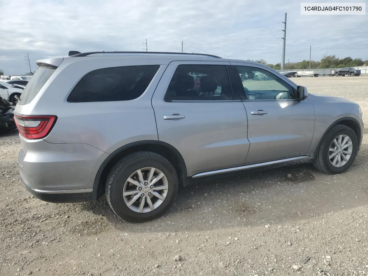 2015 Dodge Durango Sxt VIN: 1C4RDJAG4FC101790 Lot: 76448034