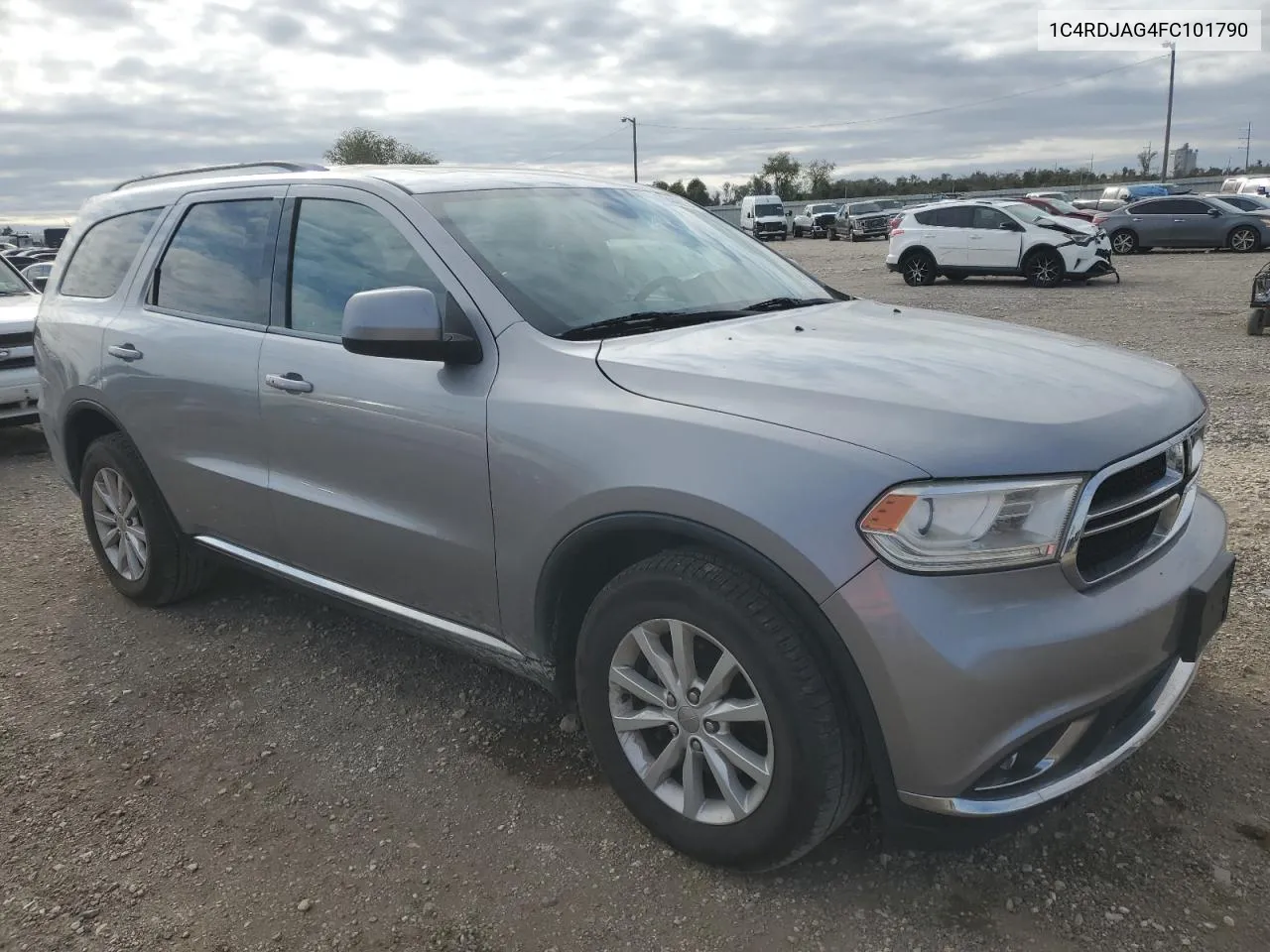 2015 Dodge Durango Sxt VIN: 1C4RDJAG4FC101790 Lot: 76448034