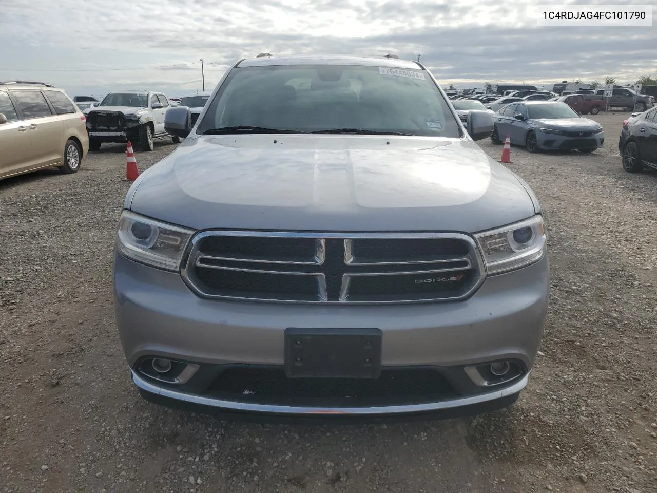 2015 Dodge Durango Sxt VIN: 1C4RDJAG4FC101790 Lot: 76448034