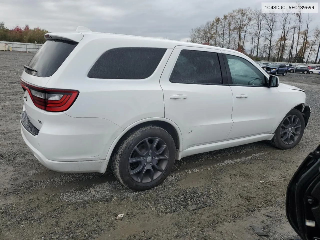 2015 Dodge Durango R/T VIN: 1C4SDJCT5FC139699 Lot: 76759464