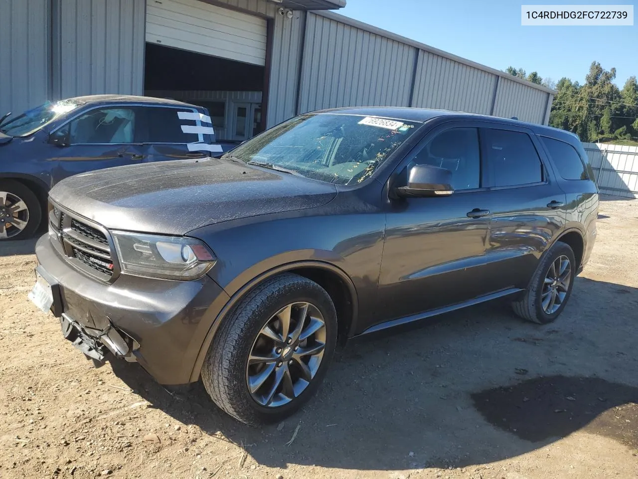 2015 Dodge Durango Limited VIN: 1C4RDHDG2FC722739 Lot: 76926834