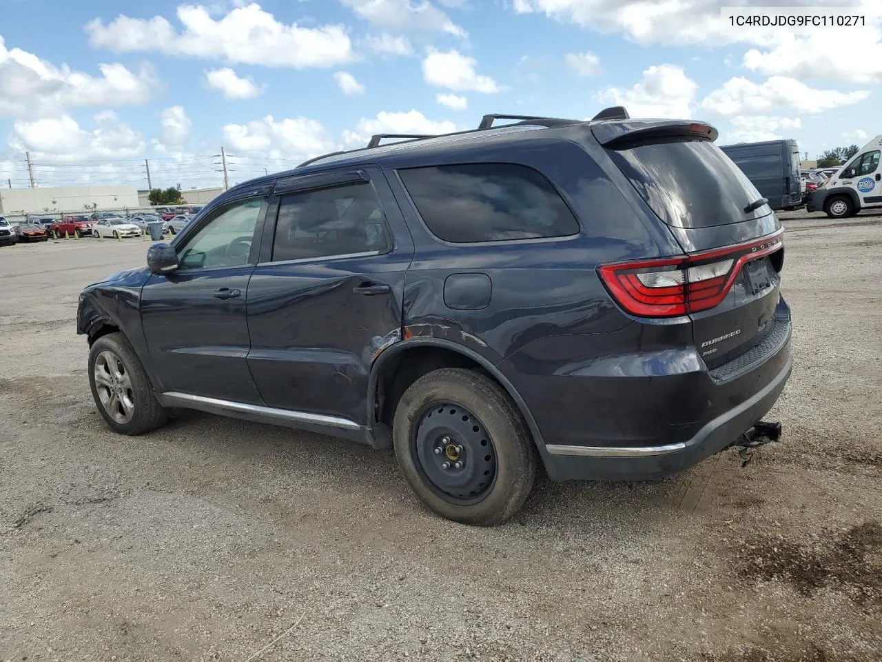 2015 Dodge Durango Limited VIN: 1C4RDJDG9FC110271 Lot: 76944174