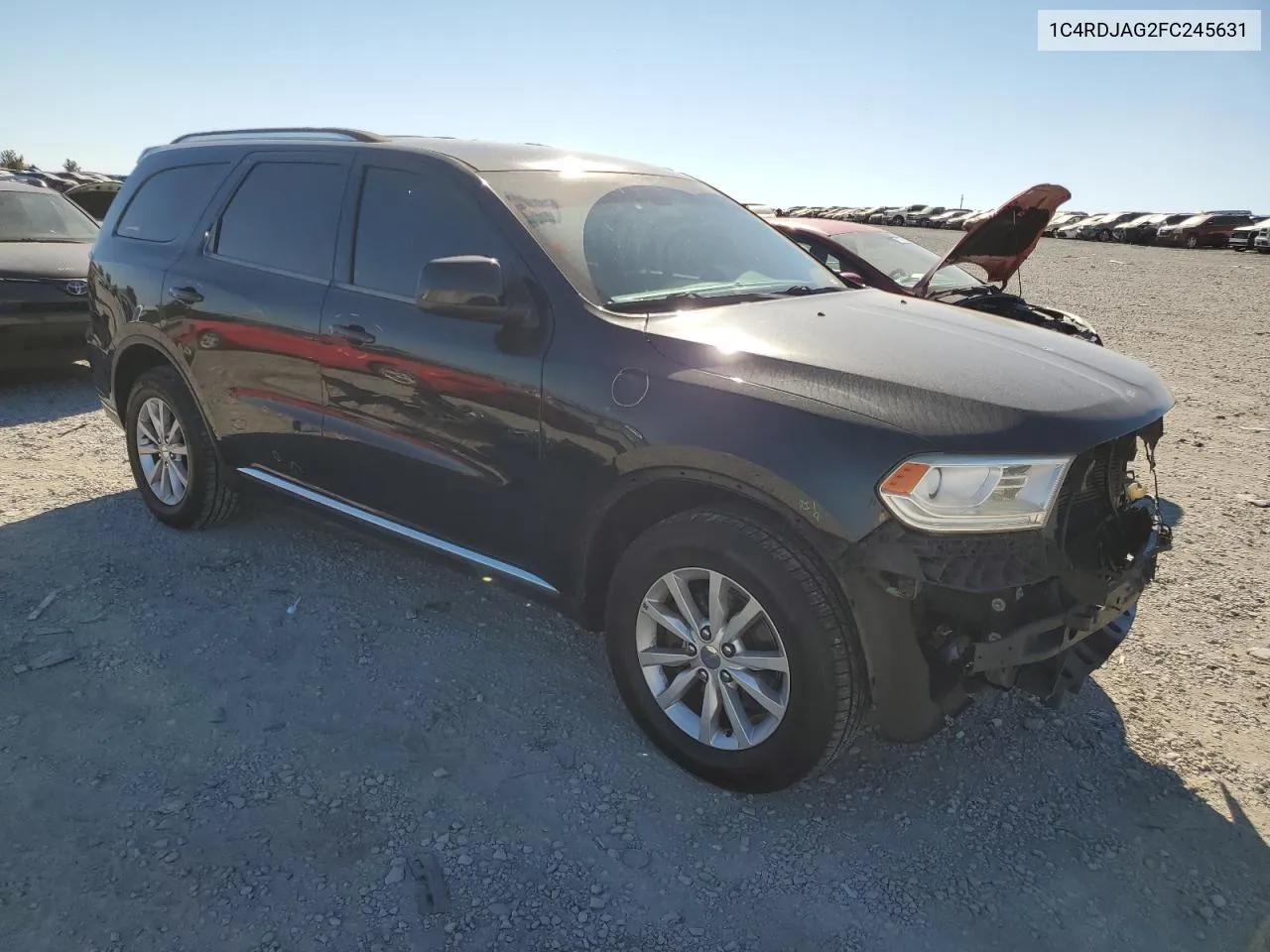 2015 Dodge Durango Sxt VIN: 1C4RDJAG2FC245631 Lot: 77131894