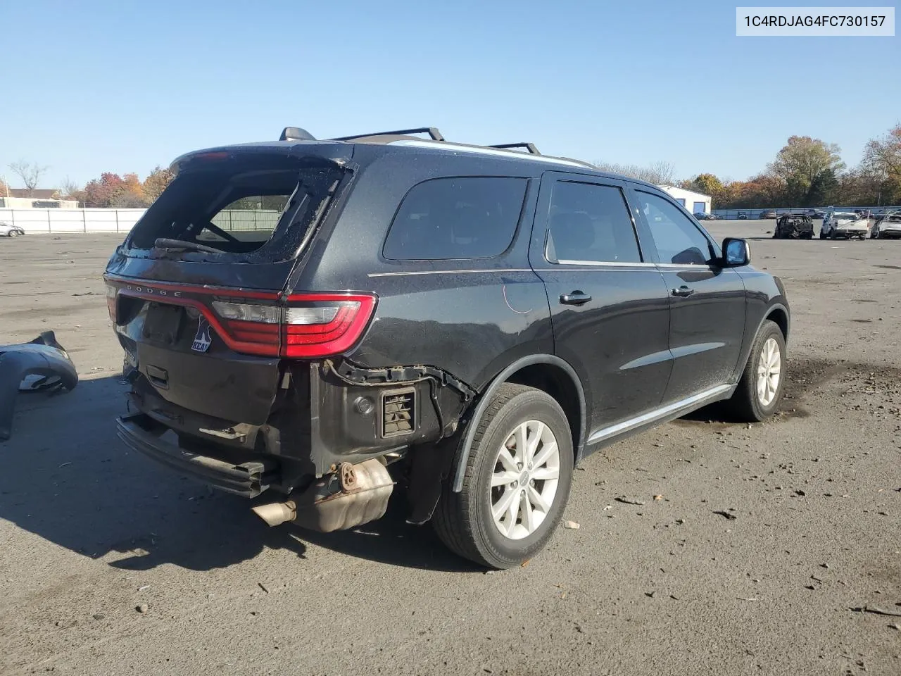 2015 Dodge Durango Sxt VIN: 1C4RDJAG4FC730157 Lot: 77221194