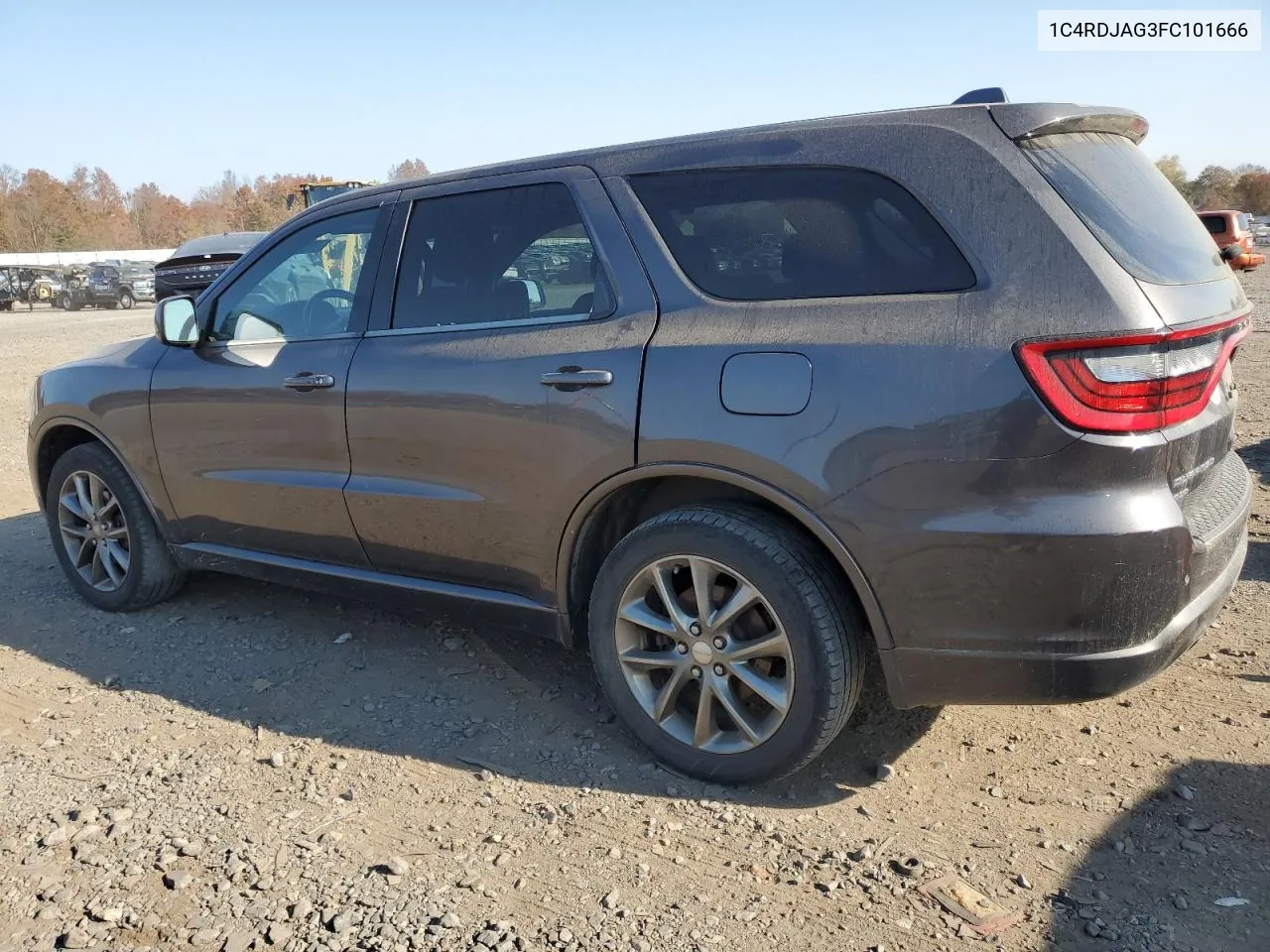 2015 Dodge Durango Sxt VIN: 1C4RDJAG3FC101666 Lot: 77611834