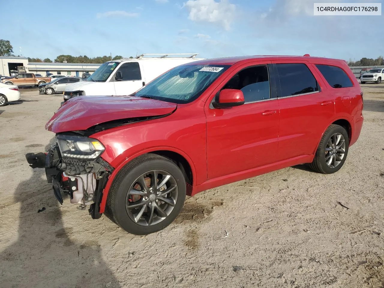 2015 Dodge Durango Sxt VIN: 1C4RDHAG0FC176298 Lot: 77772684