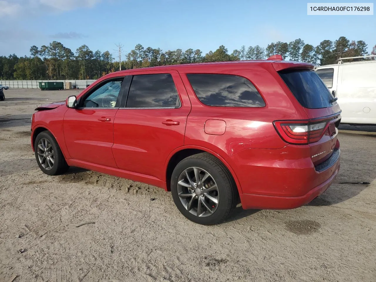 2015 Dodge Durango Sxt VIN: 1C4RDHAG0FC176298 Lot: 77772684