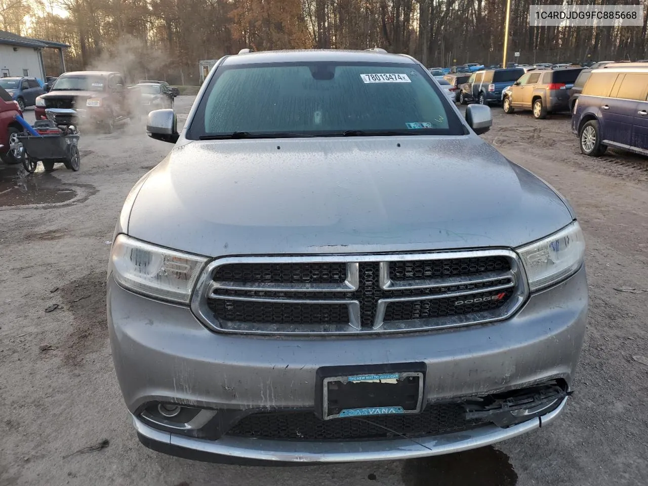 2015 Dodge Durango Limited VIN: 1C4RDJDG9FC885668 Lot: 78013474