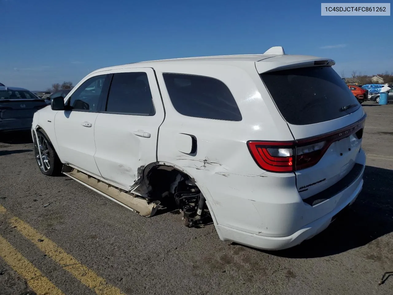 2015 Dodge Durango R/T VIN: 1C4SDJCT4FC861262 Lot: 78439724