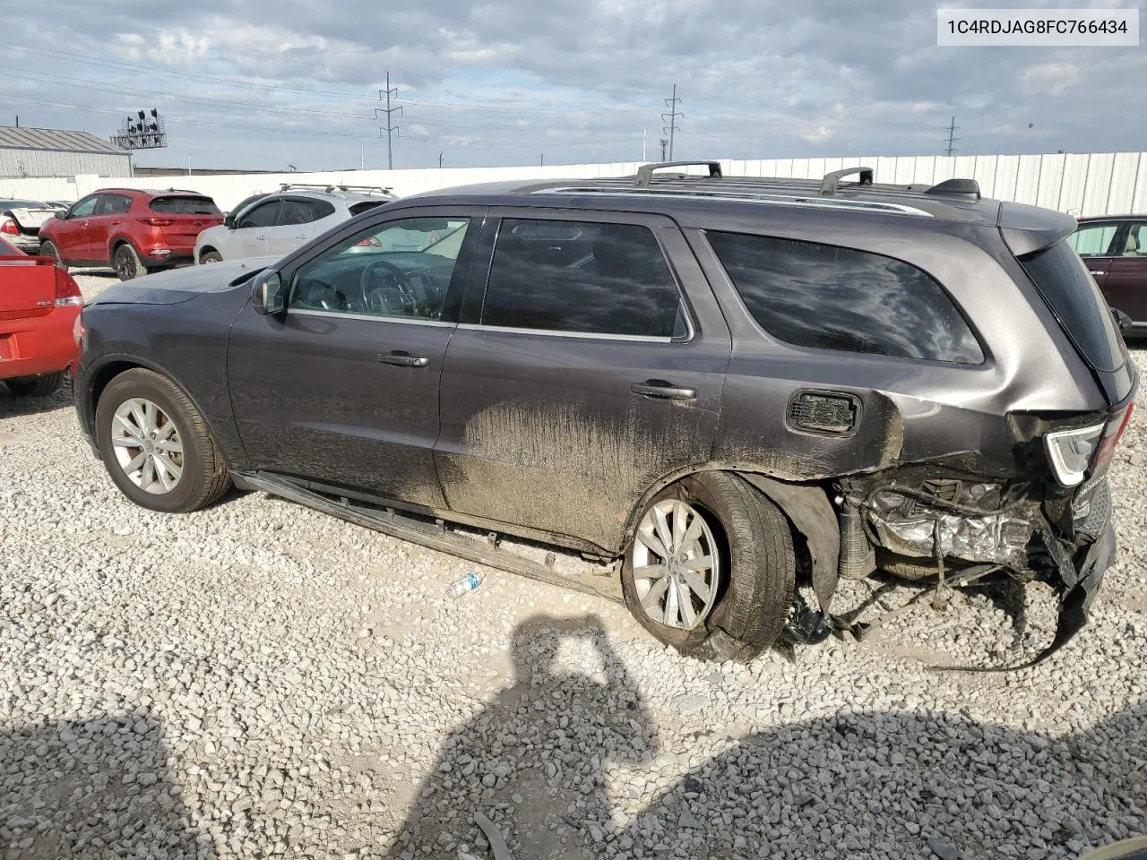 2015 Dodge Durango Sxt VIN: 1C4RDJAG8FC766434 Lot: 78772244